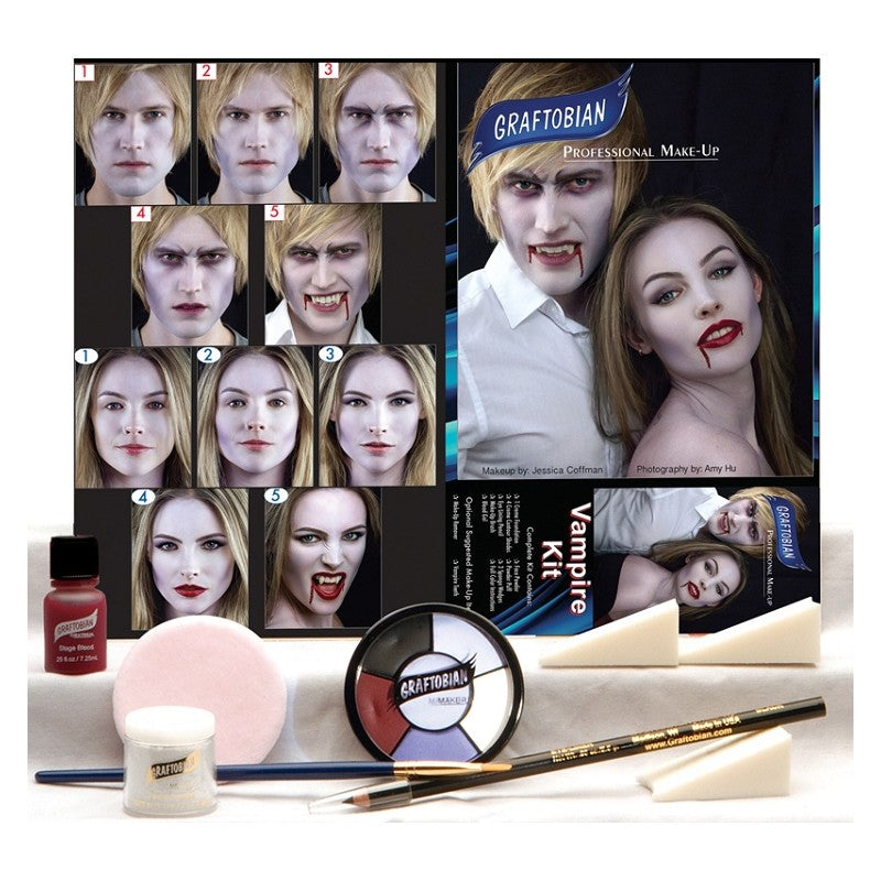 Kit Maquillaje de Vampiro - Graftobian - The Make Up Center