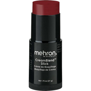 Mehron Cream Blend Stick Makeup Red - The Make Up Center