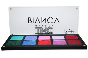 Paleta de Sombras Edición Especial para TMC  (Tonos Frios) - Bianca Makeup - The Make Up Center