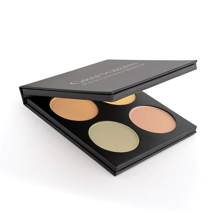 Paleta HD Pro 4 Tonos de Polvos Correctores - Graftobian - The Make Up Center
