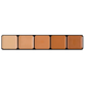 Paleta de 5 tonos de Bases de Maquillaje Ultra HD GLAMOUR CREME TONOS FRÍOS - Graftobian - The Make Up Center
