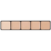 Paleta de 5 tonos de Bases de Maquillaje Ultra HD GLAMOUR CREME TONOS NEUTROS - Graftobian - The Make Up Center