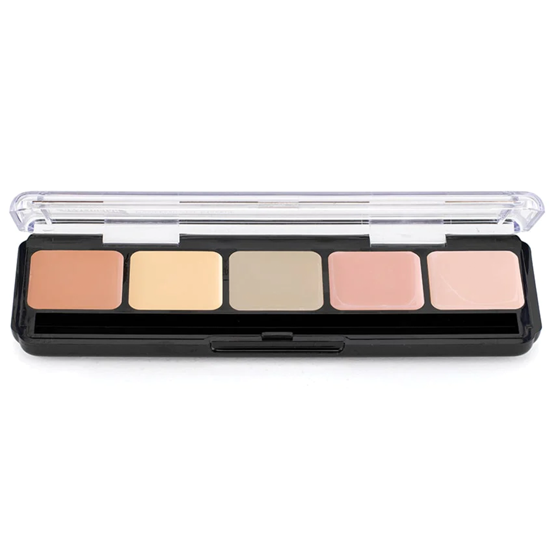 Paleta de 5 Correctores para Iluminación y Contorno - Graftobian - The Make Up Center