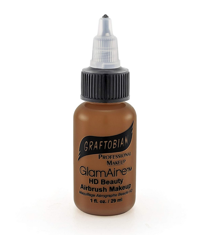 Base de maquillaje para aerógrafo GLAMAIRE TONOS CÁLIDOS 1 OZ - Graftobian - The Make Up Center
