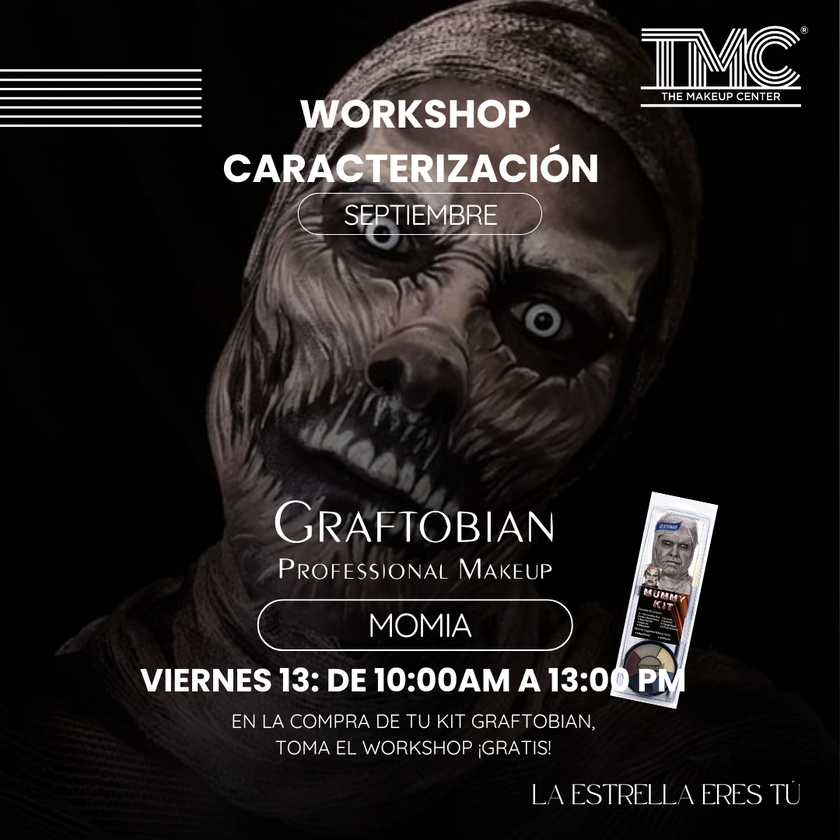 Kit Maquillaje de Momia - Graftobian - The Make Up Center