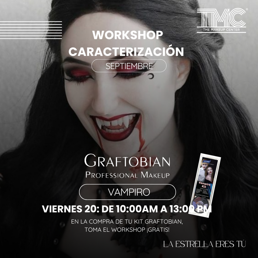 Kit Maquillaje de Vampiro - Graftobian - The Make Up Center
