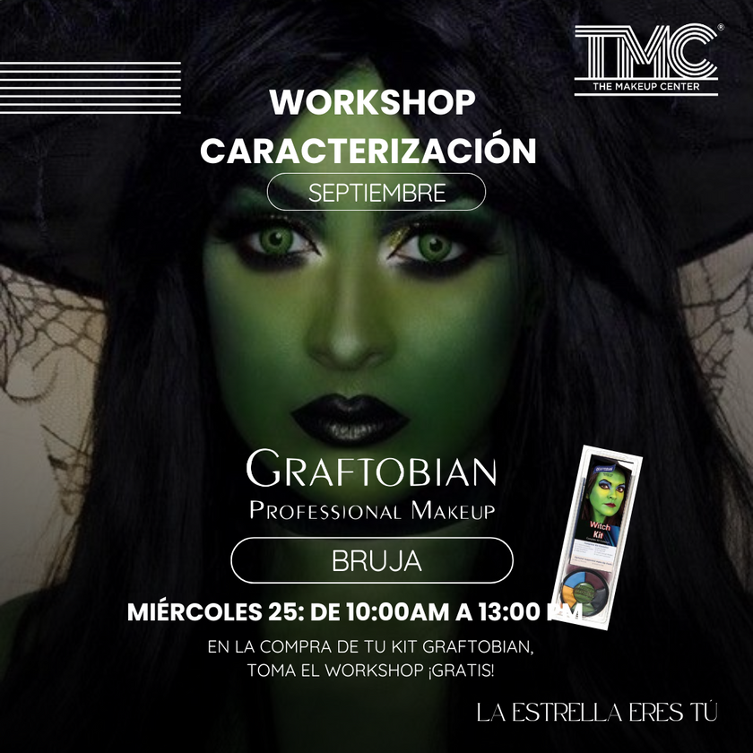 Kit Maquillaje de Bruja - Graftobian - The Make Up Center