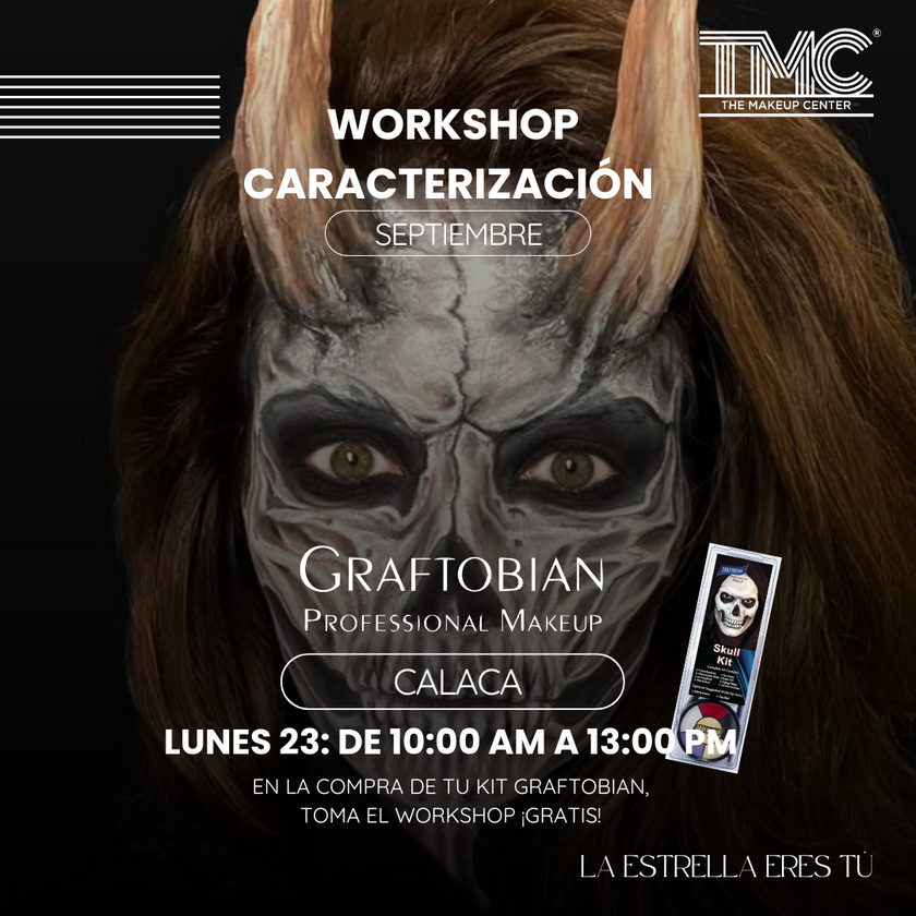 Kit Maquillaje para Calaveras - Graftobian - The Make Up Center