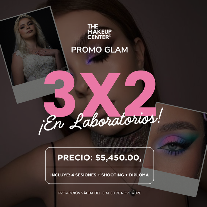 3X2 EN LABORATORIOS - PROMO GLAM - The Make Up Center