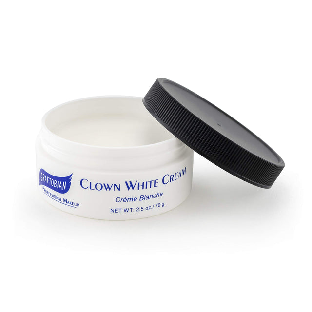Base de maquillaje teatral en crema blanco payaso - Graftobian - The Make Up Center