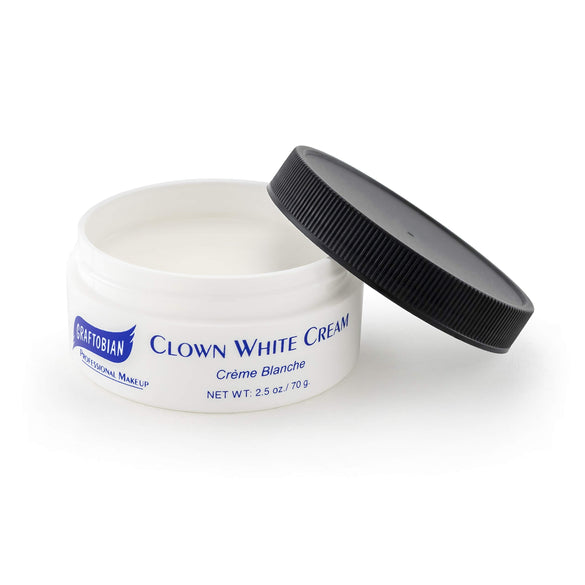 Base de maquillaje teatral en crema blanco payaso - Graftobian - The Make Up Center