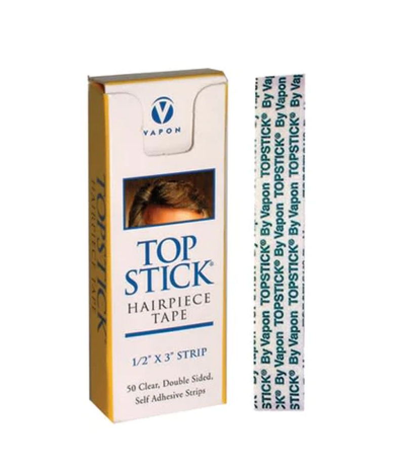 Cinta adhesiva medica transparente TOPSTICK 1/2"X 3"X 50 PC. BOX - Graftobian - The Make Up Center