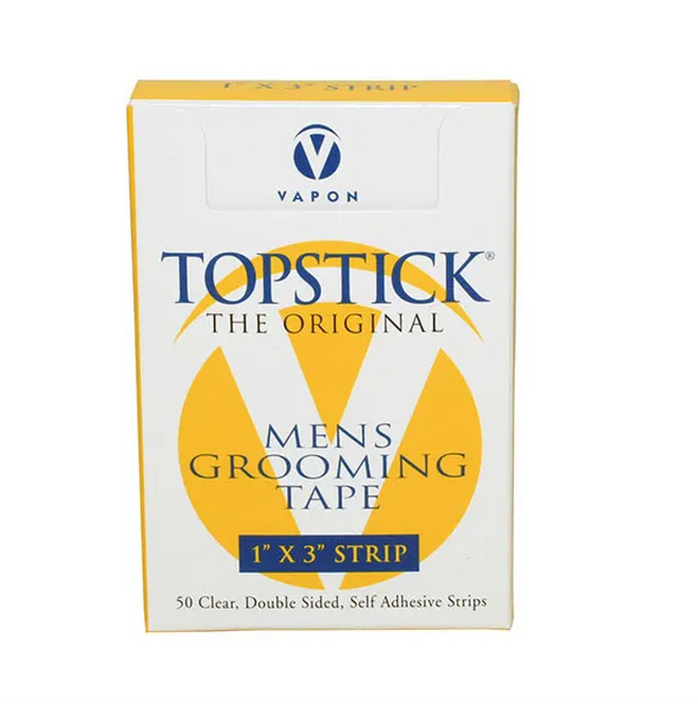 Cinta adhesiva medica transparente TOPSTICK 1" X 3" X 50 PC. - Graftobian - The Make Up Center