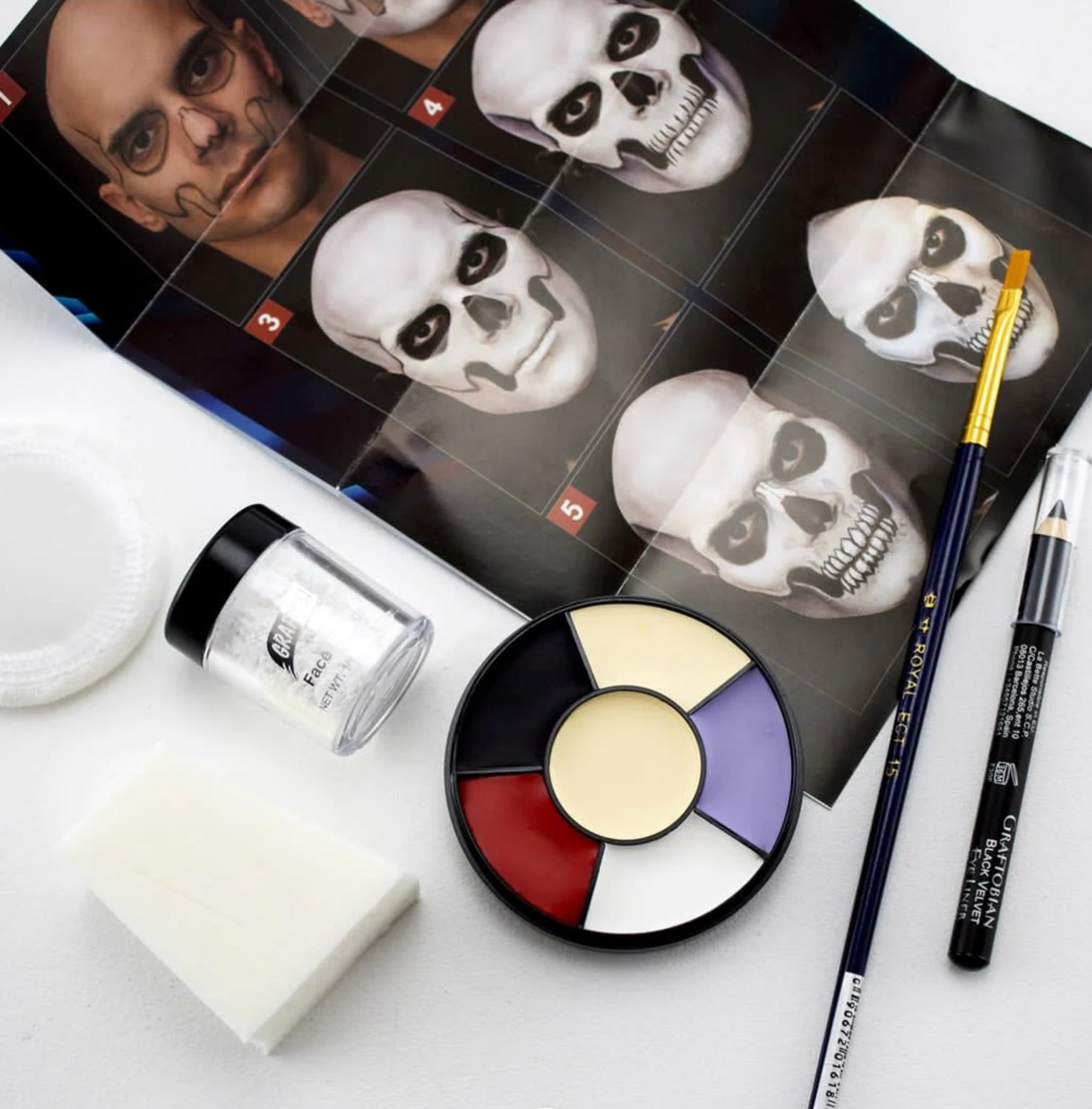 Kit Maquillaje para Calaveras - Graftobian - The Make Up Center
