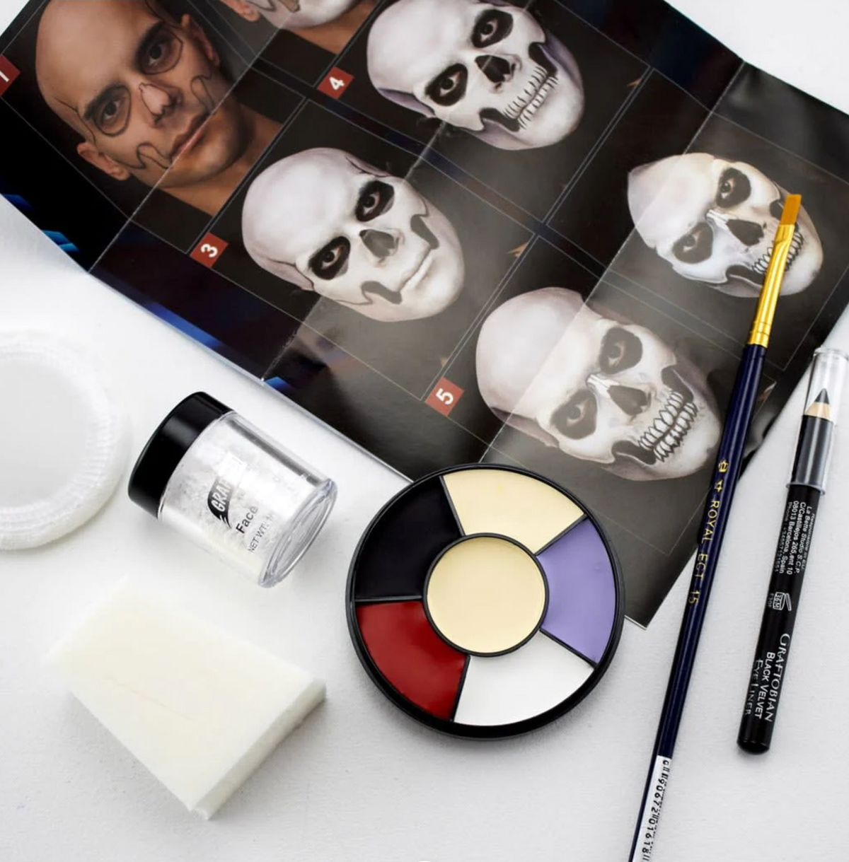 Kit Maquillaje para Calaveras - Graftobian - The Make Up Center
