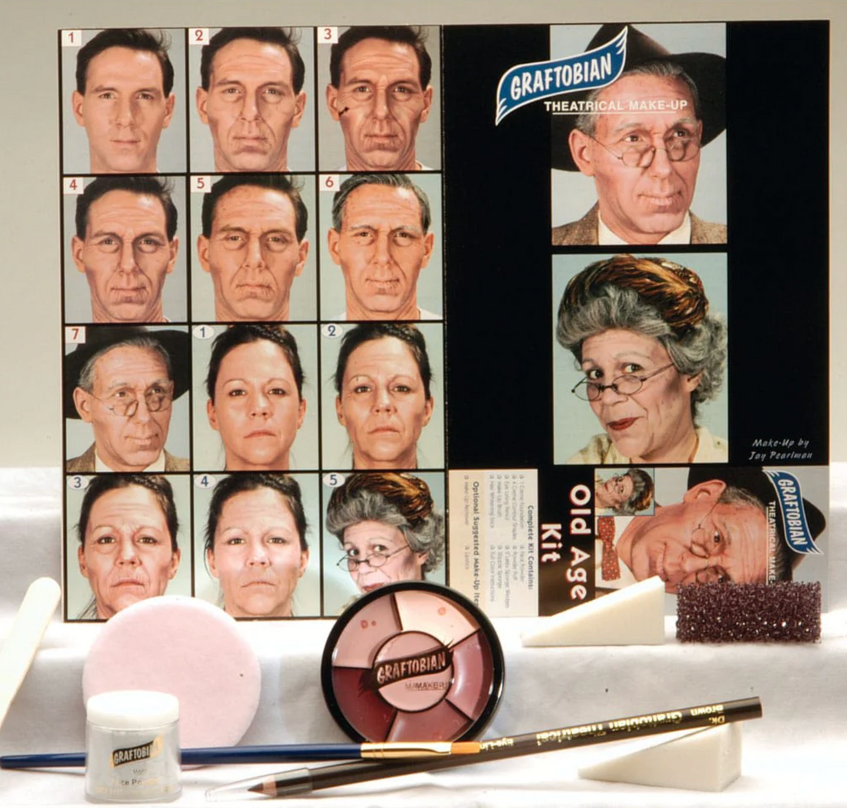Kit Maquillaje de Envejecimiento - Graftobian - The Make Up Center