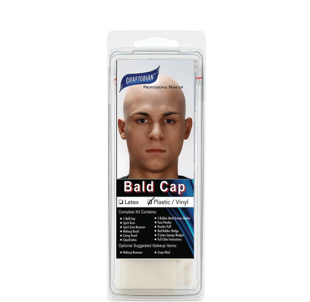 Calva de latex cuello largo - Graftobian - The Make Up Center
