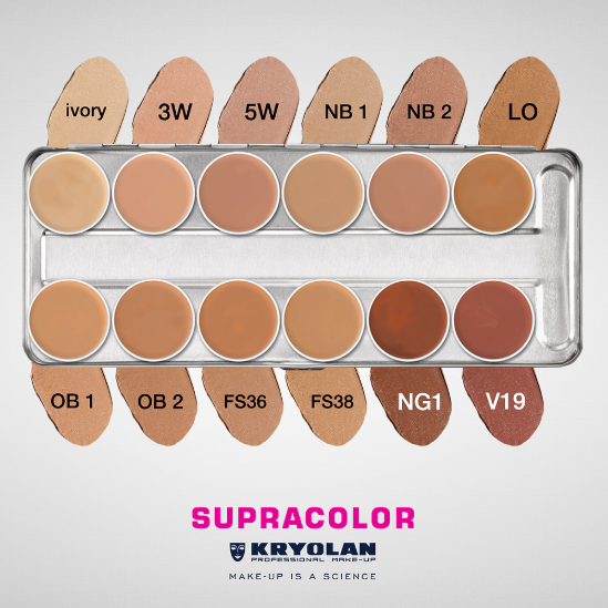 SUPRACOLOR 12 TONOS KRYOLAN - The Make Up Center