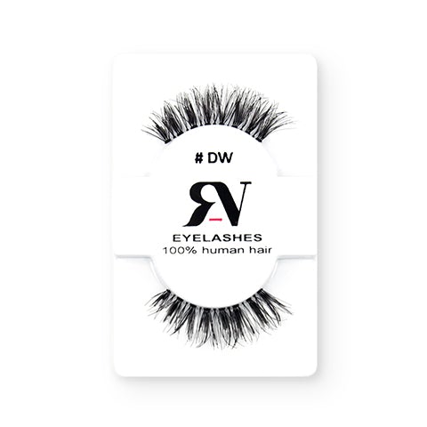 Pestañas De Cabello Humano #DW - RV Eyelashes - The Make Up Center