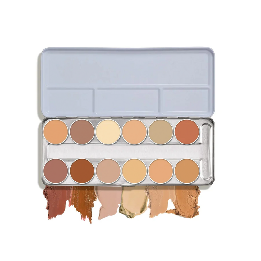 DermaColor Paleta Camuflaje 12 Tonos Latina - Kryolan - The Make Up Center