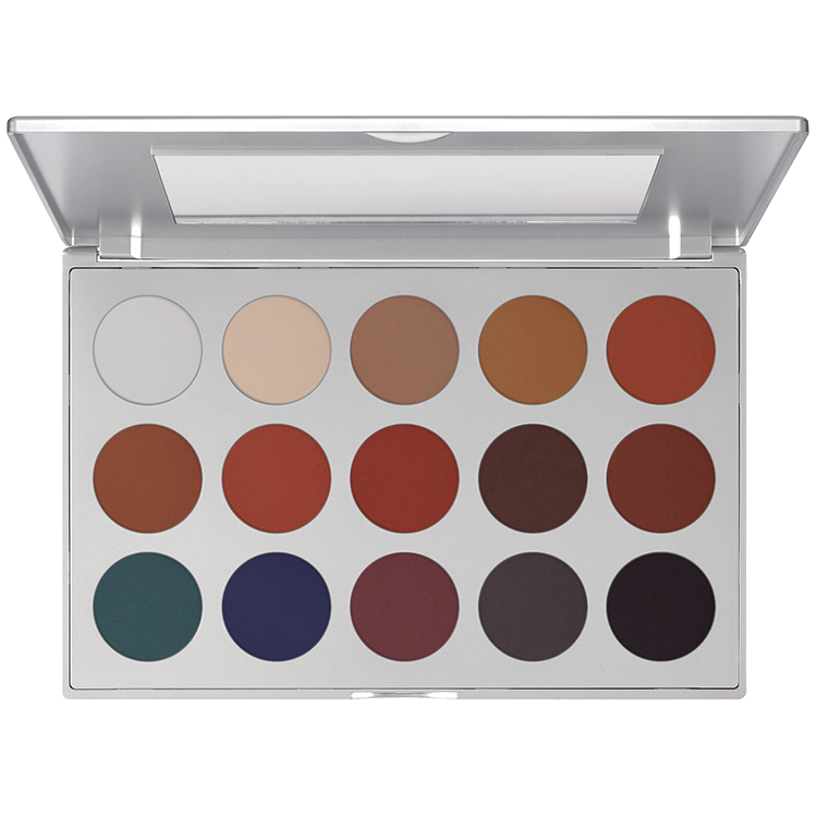 Kryolan Eye Shadow Professional Set 15 Colores TN01 - The Make Up Center