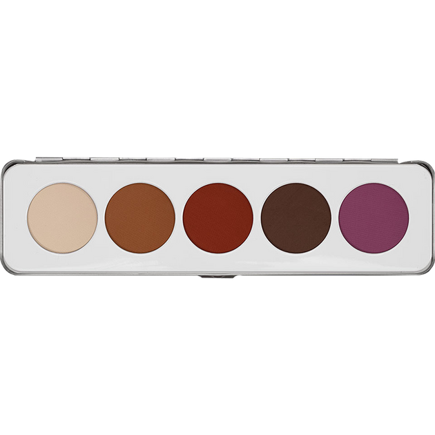 Kryolan Eye Shadow Palette 5 Matt - The Make Up Center