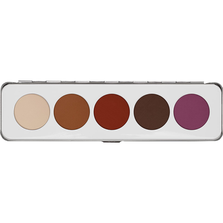 Kryolan Eye Shadow Palette 5 Matt - The Make Up Center