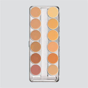 DermaColor Paleta Camuflaje 12 Tonos  - Kryolan