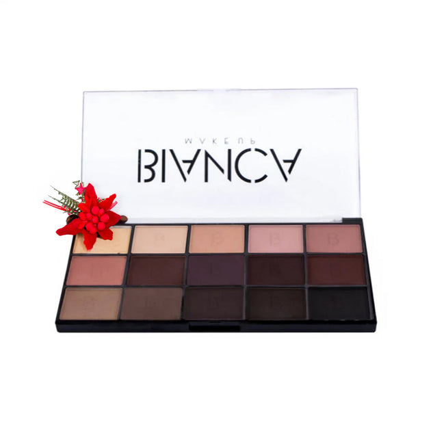 Paleta De Sombras Mate - Bianca Makeup - The Make Up Center