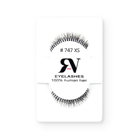 Pestañas De Cabello Humano #747XS - RV Eyelashes - The Make Up Center