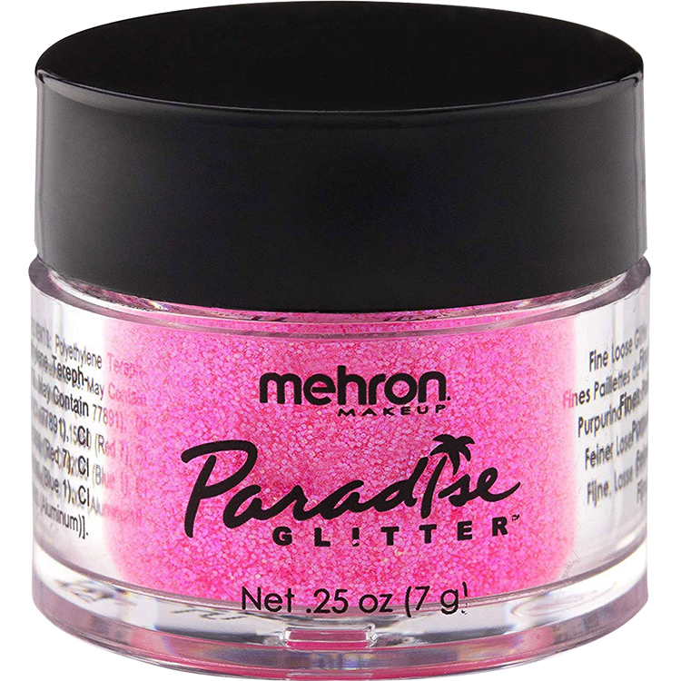 Mehron Paradise Glitter Pastel Pink - The Make Up Center