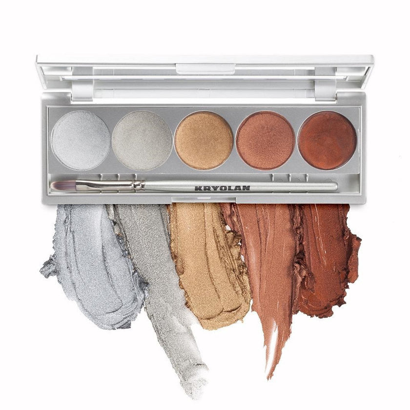 Paleta de Sombras Metálicas Luxury - Kryolan - The Make Up Center