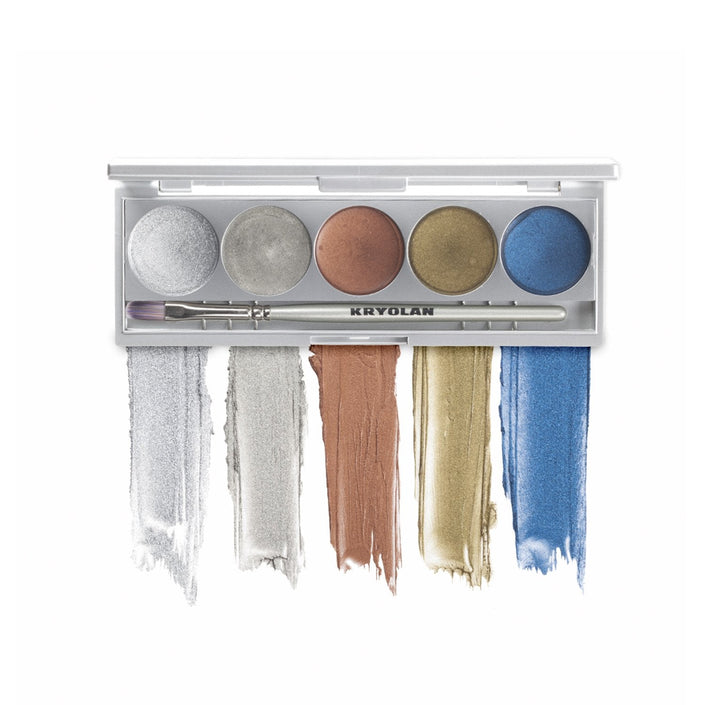 Paleta de Sombras Metálicas Luxury - Kryolan - The Make Up Center